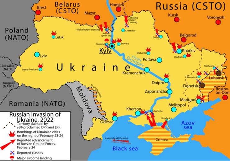 The Russian Invasion: Three Scenarios