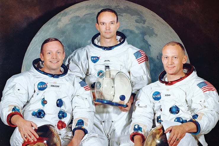 Buzz Aldrin, Neil Armstrong, Michael Collins, NASA, Apollo 11, moon mission