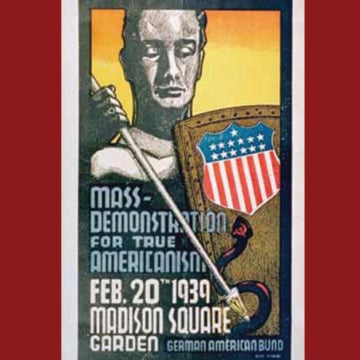 German American Bund Rally Poster, Nazism