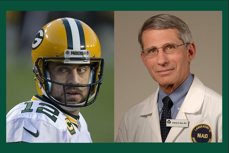 Packers QB Aaron Rodgers vs. the White Coat Supremacy of Dr. Anthony Fauci