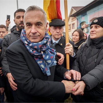 Calin Georgescu, an independent candidate for president who won the first round of Romania's presidential elections