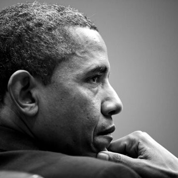 President Barack Obama attends a meeting in the Roosevelt Room o The Obama Dossier