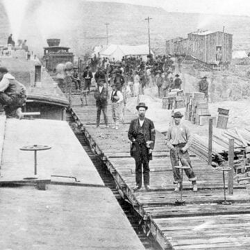 Superintendent of Construction James Strobridge and tracklaying foreman Henry Minkler Taxpayers Association, Golden State, Gov. Arnold Schwarzenegger, Gov. Pete Wilson, California High-Speed Rail Authority, Governor Moonbeam, Mike Royko, Jerry Brown, High-Speed Rail project, California chauvinists,