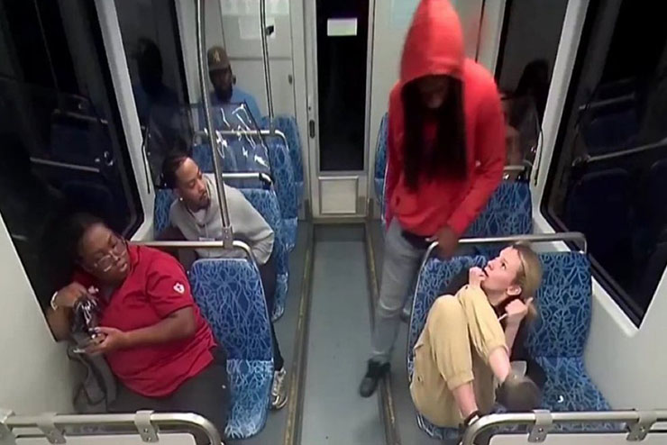 TRAIN Ukrainian Refugee Falls Victim to America’s Black Crime Fetish