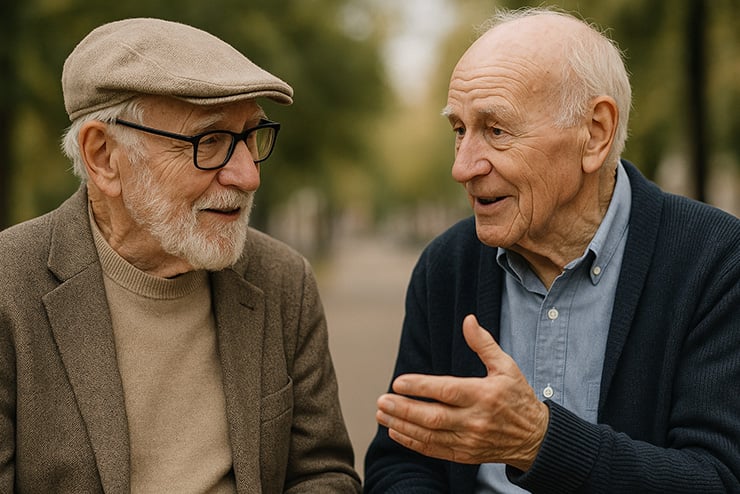 nagging, Rikki Schlott, nursing stories, geezer, chatting, old people,