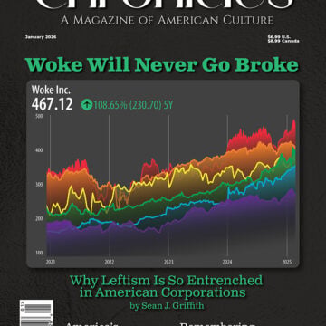 COVER compressed January 2026 Chronicles "Woke Will Never Go Broke"