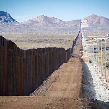 Recently constructed panels at the new border wall system projec Biden’s Immigration Debacle Is the Media’s, Too