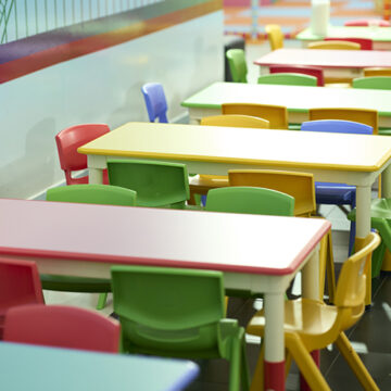 Colorful children's classroom furniture. Predictable Childcare Subsidy Fraud Makes Childcare Unaffordable