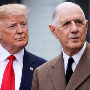 Trump with de Gaulle European Union, L’Europe des patries, MAGA movement, General Charles de Gaulle, Donald J. Trump, France, nationalism, United Nations,