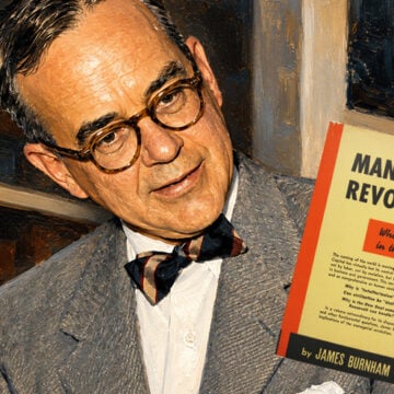 Lyndon Johnson, Middle American radicals, Congress and the American Tradition, The Machiavellians, Congress and the American Tradition, Samuel T. Francis, theory, National Review, The Managerial Revolution, Trotskyist Marxism, James Burnham, Sophisters, calculators, economists,