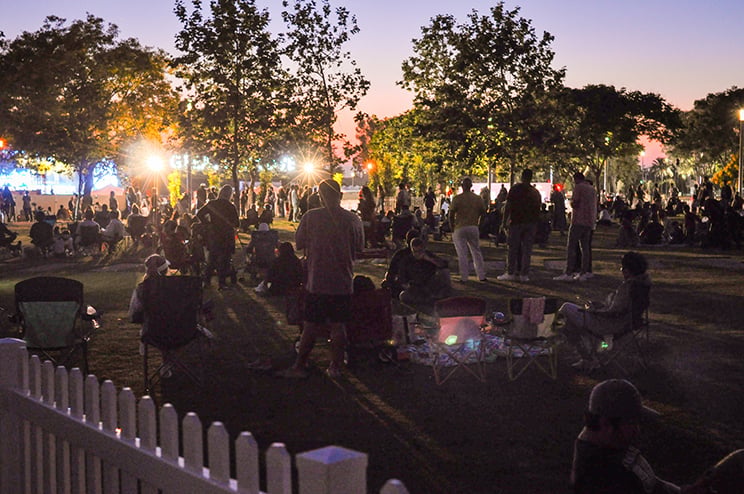Community gathering at Sunset Modern Socialism is Anti-Social